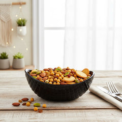 Karaca Turtle (Schildkröte) Schwarze Schale für Vorspeisen/Schwarzes Happchenschüssel