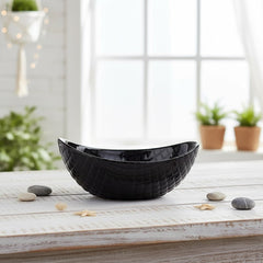 Karaca Turtle (Schildkröte) Schwarze Schale für Vorspeisen/Schwarzes Happchenschüssel