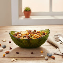 Karaca Turtle (Schildkröte) Grüne Schale für Vorspeisen/Schwarzes Happchenschüssel