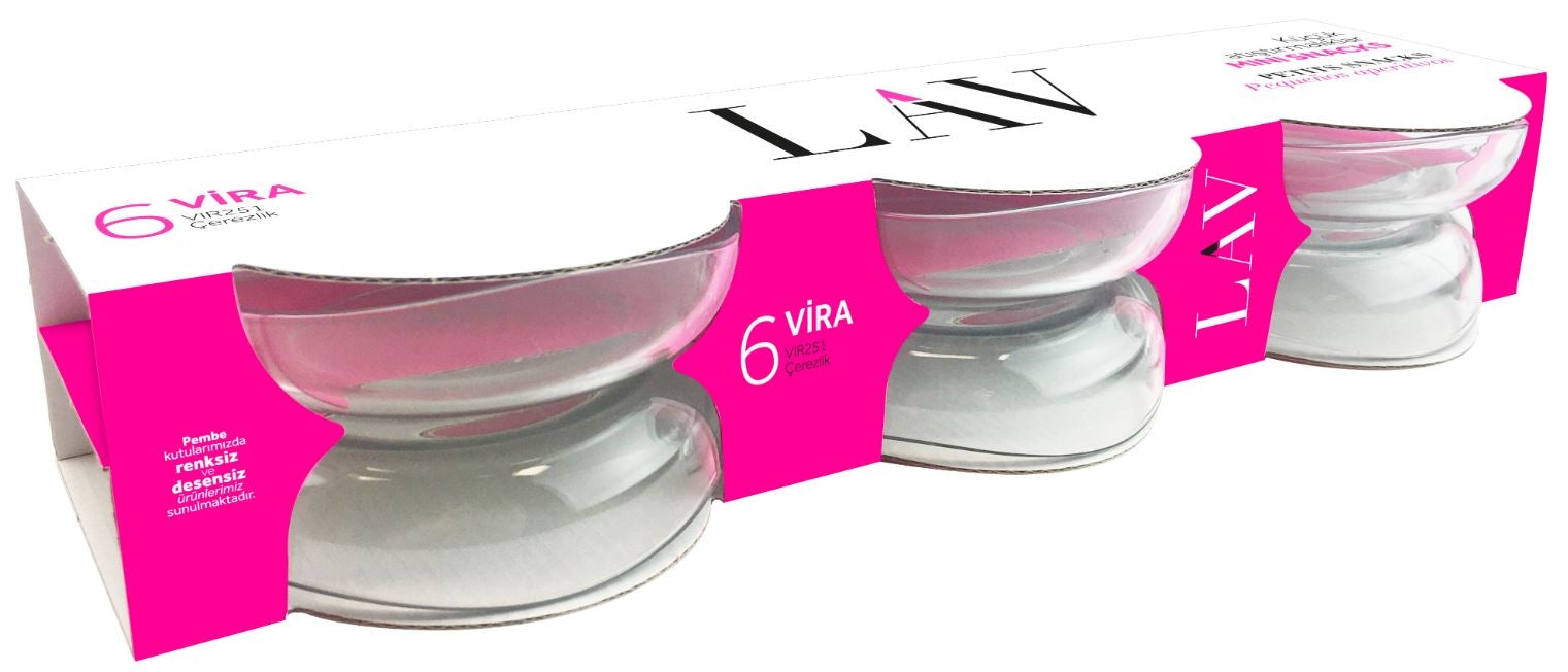 LAV Vira 195 ml 6-teilig, Glasschalen-Set