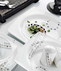 Service de table en porcelaine 84 pièces Fine Bone "8012"