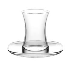 LAV Teegläser Set Zen – 12-teilig, mit Untertassen 170 ml