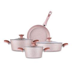 Karaca Biogranit Rosegold Induktions-Kochgeschirr-Set, 7-teilig