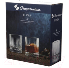 Pasabahce 520014-1100254 Verre à boire Elysia lot de 4 