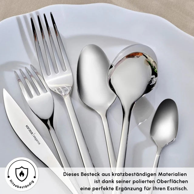 New Everest Elegance Besteckset für 12 Personen, 84-teilig