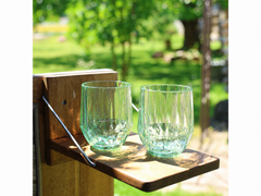 Koziol Trinkglas Club No. 23 200 ml, 2 Stück, Jade
