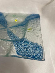 Handmade glass ashtrays 