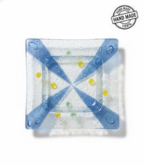 Handmade glass ashtrays 