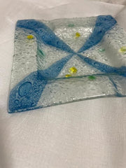 Handmade glass ashtrays 