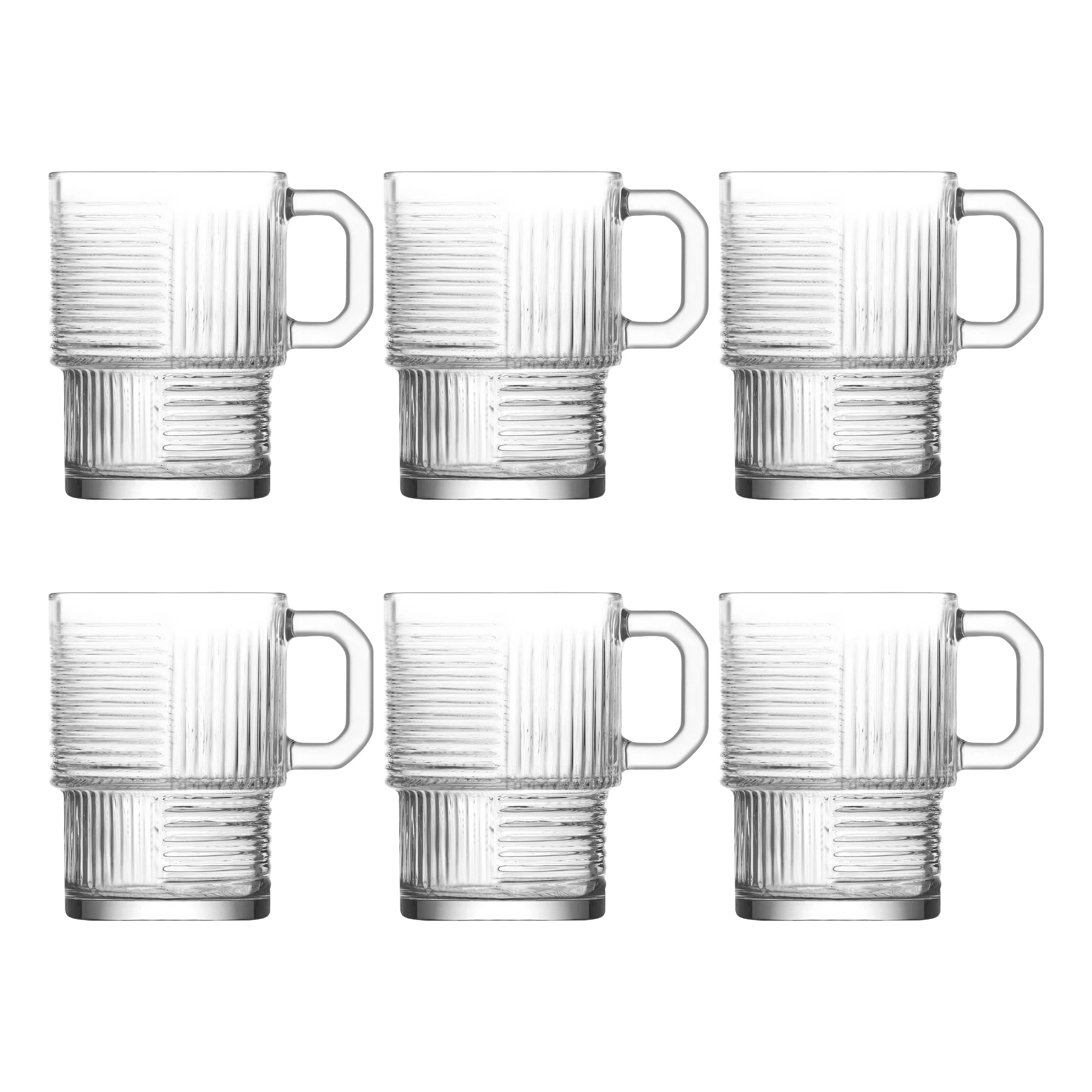 LAV Helen Teegläser mit Henkel – 6er Set, 270 ml