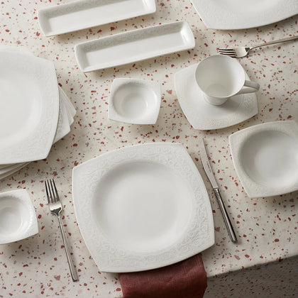 Fine Pearl Roma Frühstücksset und Servierschalen, 26-teilig
