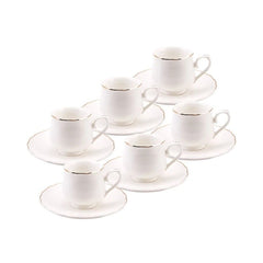 Karaca Beykoz Espressotassen-Set für 6 Personen, 12-teilig, 80 ml