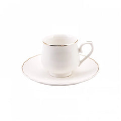 Karaca Beykoz Espressotassen-Set für 6 Personen, 12-teilig, 80 ml