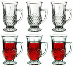 Pasabahce glass set Istanbul, glass, tea glass set 6 pieces