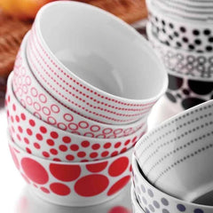 Bols en porcelaine Kütahya set de 4, 10 cm