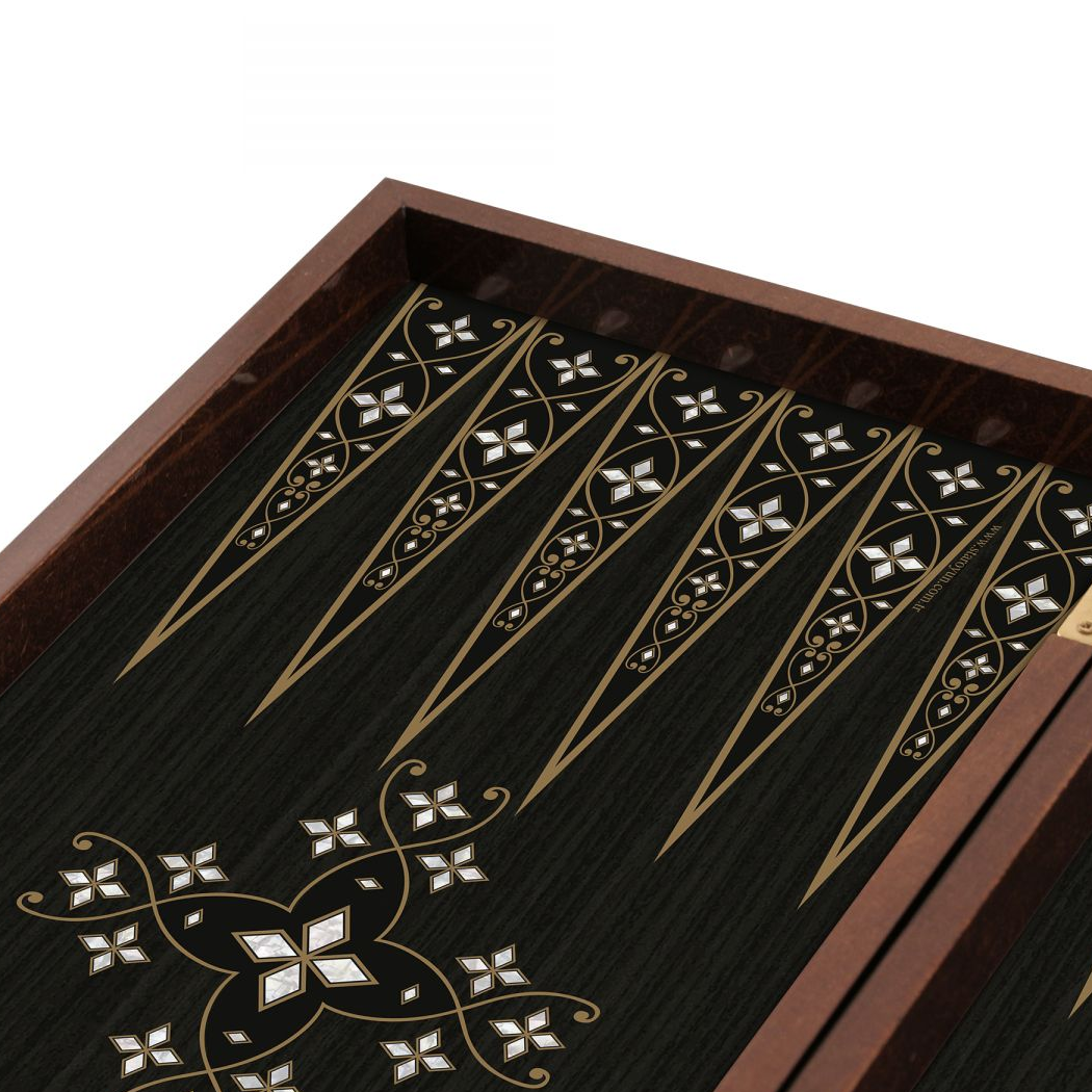 Antik Sedef Tavla, Backgammon-Set