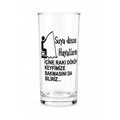 LAV Suma Raki- und Trinkgläser - 6er-Set, 190 ml-mit Text