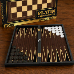 Backgammon / Tavla Platin Kaplama