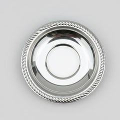 GÜLENC Rostfrei Teeteller-Set – 12 Stück Edelstahl