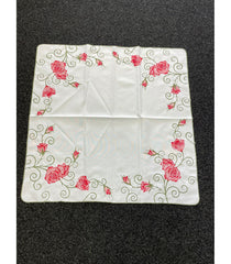 Deco tablecloth rose, 85x85cm