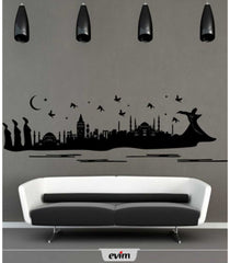 Autocollant mural en velours Istanbul-3, 86X291cm